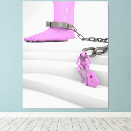 Chão de Giz (homenagem a Zé Ramalho) Canvas Afdruk (Insitu (Houten vloer))