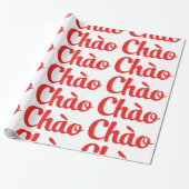 Chào / Hallo ~ Vietnam / Vietnamees / Tiapng Vioot Cadeaupapier (Uitgerold)