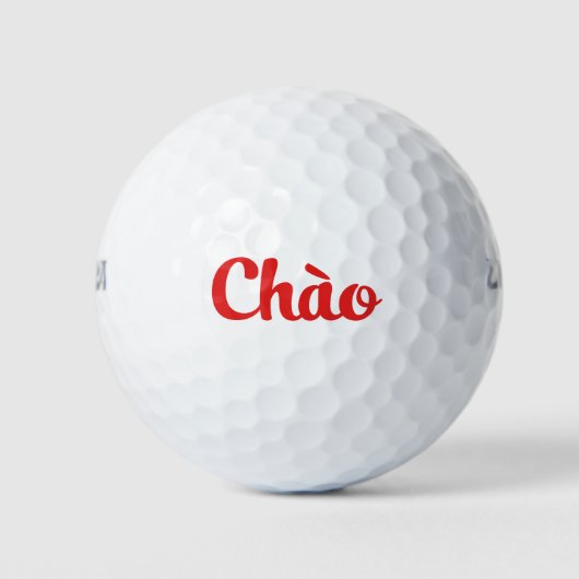 Chào / Hallo ~ Vietnam / Vietnamees / Tiapng Vioot Golfballen (Voorkant)