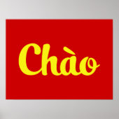 Chào / Hallo ~ Vietnam / Vietnamees / Tiapng Vioot Poster (Voorkant)