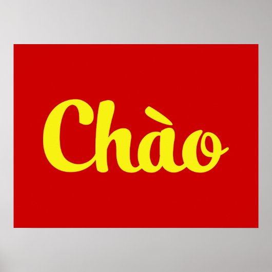 Chào / Hallo ~ Vietnam / Vietnamees / Tiapng Vioot Poster (Voorkant)