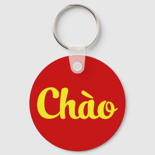 Chào / Hallo ~ Vietnam / Vietnamees / Tiapng Vioot Sleutelhanger (Voorkant)