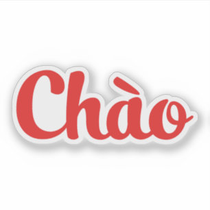 Chào / Hallo ~ Vietnam / Vietnamees / Tiapng Vioot Sticker