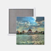 Chao Phraya-rivier Magneet (Voorkant / Achterkant)