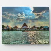 Chao Phraya rivier, Thailand Fotoplaat (Voorkant)