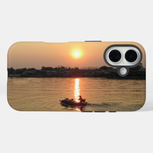 Chao Phraya Sunset ... Ayutthaya, Thailand Case-Mate iPhone Case (Achterkant (horizontaal))