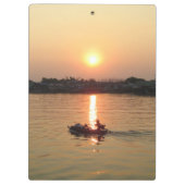 Chao Phraya Sunset ... Ayutthaya, Thailand Klembord (Achterkant)
