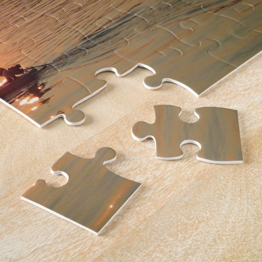 Chao Phraya Sunset ... Ayutthaya, Thailand Legpuzzel (Zijkant)