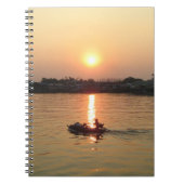 Chao Phraya Sunset ... Ayutthaya, Thailand Notitieboek (Voorkant)