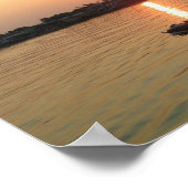 Chao Phraya Sunset ... Ayutthaya, Thailand Poster (Hoek)