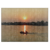Chao Phraya Sunset ... Ayutthaya, Thailand Snijplank (Voorkant)