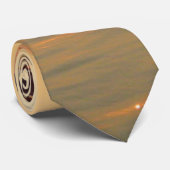 Chao Phraya Sunset ... Ayutthaya, Thailand Stropdas (Opgerold)