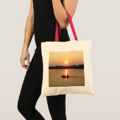 Chao Phraya Sunset ... Ayutthaya, Thailand Tote Bag (Voorkant (product))