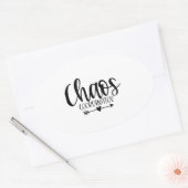 chaocoördinator ovale sticker (Envelop)