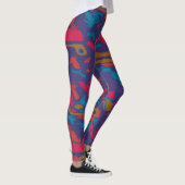Chaos abstract ontwerp leggings (Rechts)