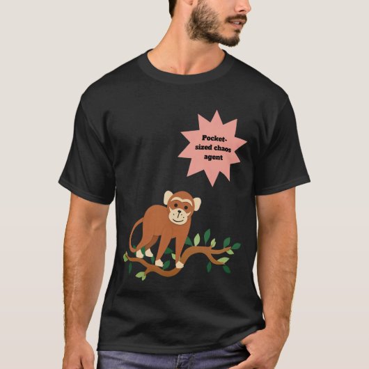 Chaos-agent op zakformaat t-shirt (Voorkant)