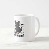 Chaos Agent Zwarte Kat Koffiemok (Voorkant rechts)