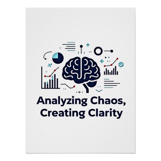 Chaos analyseren, helderheid Creëer Perfect Poster (Voorkant)