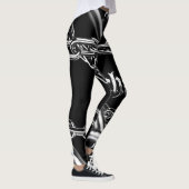CHAOS Chains Metallic Grunge Streetwear Leggings (Rechts)