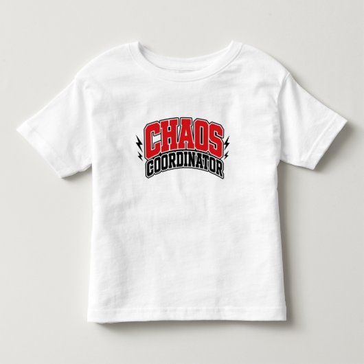 Chaos Co-Ordinator Kinder Shirts (Voorkant)