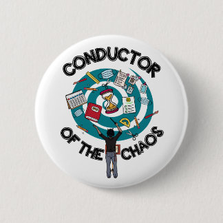 Chaos Conductor Button - Zwart