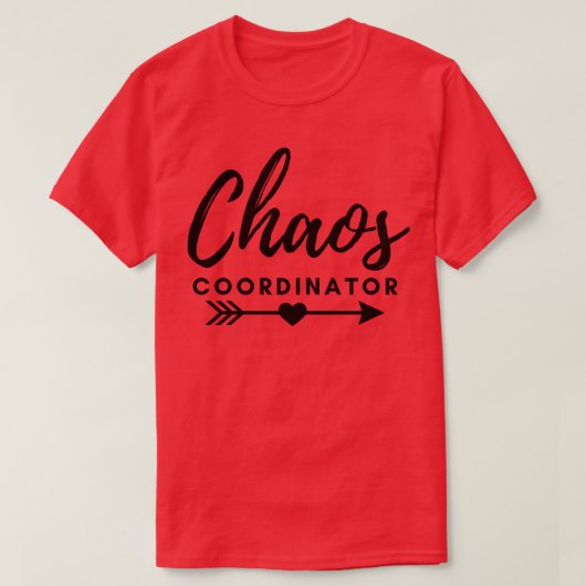 Chaos-coördinator 12 t-shirt (Design voorkant)