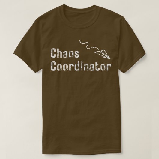 Chaos-coördinator 16 t-shirt (Design voorkant)