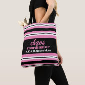 Chaos Coordinator A.K.A. mam gepersonaliseerd Tote Bag (Dichtbij)