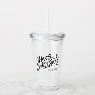 Chaos-coördinator Acryl Drinkbeker