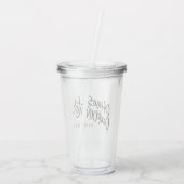 Chaos-coördinator Acryl Drinkbeker (Achterkant)