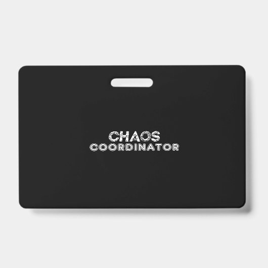 chaos coordinator badge (Voorkant)