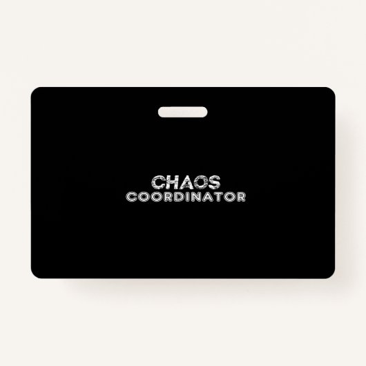 chaos coordinator badge (Voorkant)