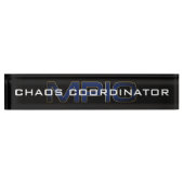 Chaos Coordinator Bord Names Naambordje (Voorkant)