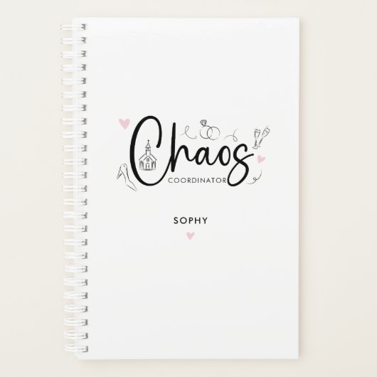 Chaos coördinator bruiloft planner (Voorkant)
