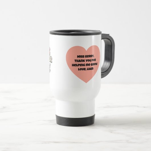 Chaos Coordinator Caffeine Powered Gratitude Reisbeker (Voorkant rechts)