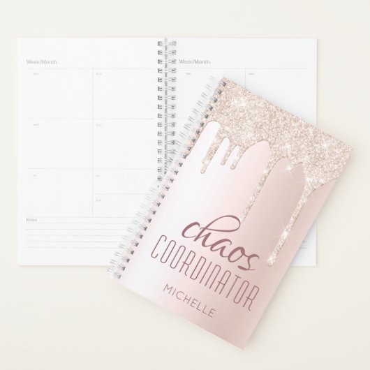 Chaos Coordinator Chic Girly Glitter persoonlijke Planner (Display)