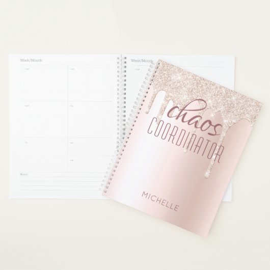 Chaos Coordinator Chic Girly Glitter persoonlijke Planner (Display)