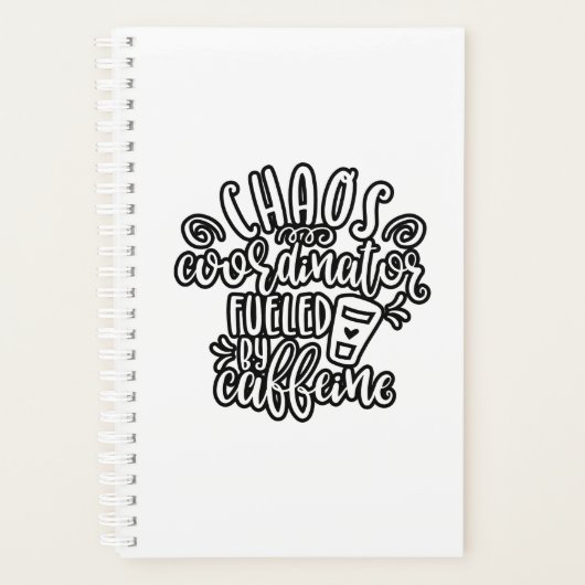 Chaos Coordinator Coffee Drinker Planner (Voorkant)