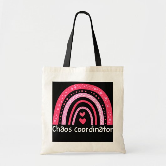 Chaos Coordinator Docent Dagopvang Kinderopvang Tote Bag (Voorkant)