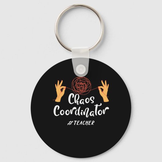 Chaos Coordinator Docent Docent Sleutelhanger (Voorkant)