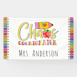 Chaos Coördinator Docenten Poster Banner