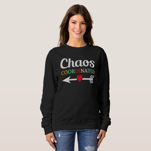 Chaos Coordinator Education Instructor Preschool t Trui (Voorkant volledig)