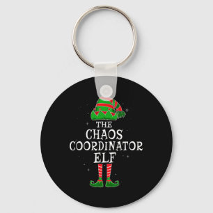 Chaos Coordinator Elf Group Matching Family Christ Sleutelhanger