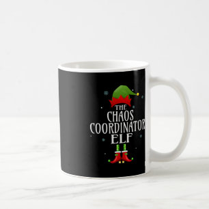Chaos Coordinator Elf Xmas Groupe Matching Pajama Koffiemok