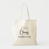 Chaos Coordinator Event Planner Tote Bag (Voorkant)