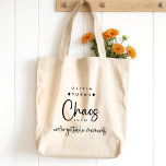 Chaos Coordinator Event Planner Tote Bag<br><div class="desc">Blijf moeiteloos in de chaos met onze Chaos Coordinator Event Planner Canvas tas. en chique in zwart-wit, dit tas is het perfecte cadeau voor weddingplanners en coördinatoren, waarbij functionaliteit wordt gecombineerd met een vleugje plezier. Laat uw innerlijke chaos coördinator stralen door in stijl met deze must-have accessoire versierd met elegante...</div>