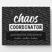 Chaos-coördinator Fotoplaat (Voorkant)