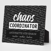 Chaos-coördinator Fotoplaat (Zijkant)