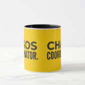 Chaos Coördinator Geel Zwart Combo Mok (Midden)