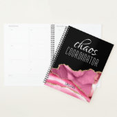 Chaos Coordinator Girly Pink Gold Marble Planner (Display)